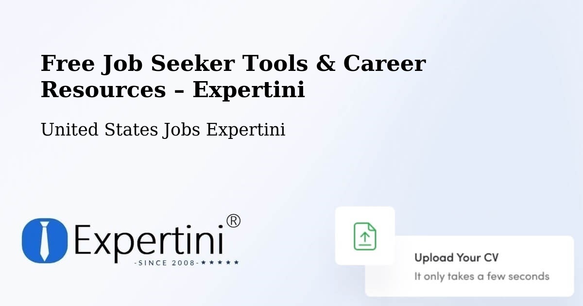 Free Job Seeker Tools & Career Resources – Gorham - Gorham, United States Jobs Expertini