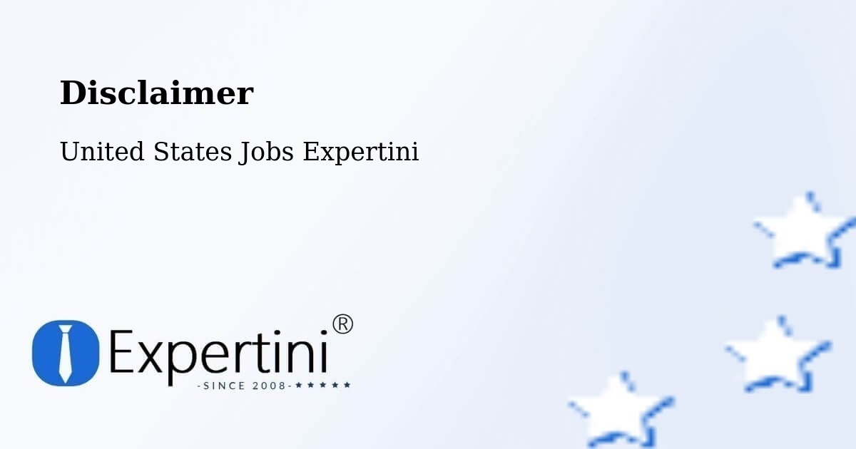 Disclaimer – Gorham - United States Jobs Expertini